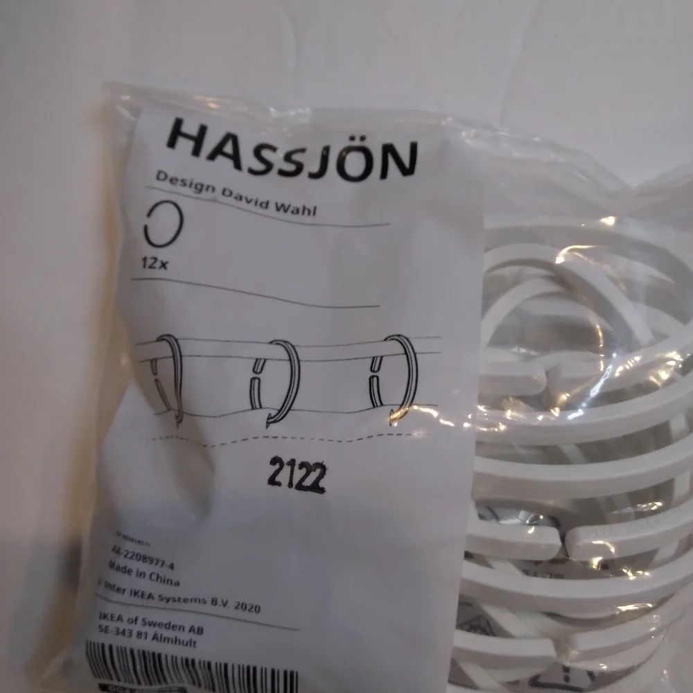 Ikea Lilnaggen Shower Squeegee Hassjon Curtain Rings